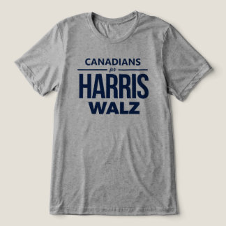 Camiseta Triblenda Canadienses para Harris Walz