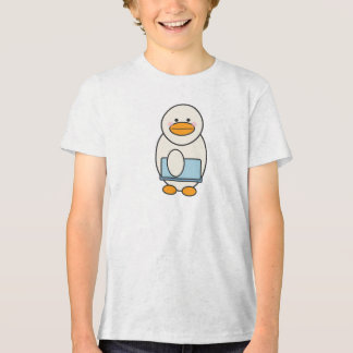 Camiseta Triblenda Canard allant au travail, funny work