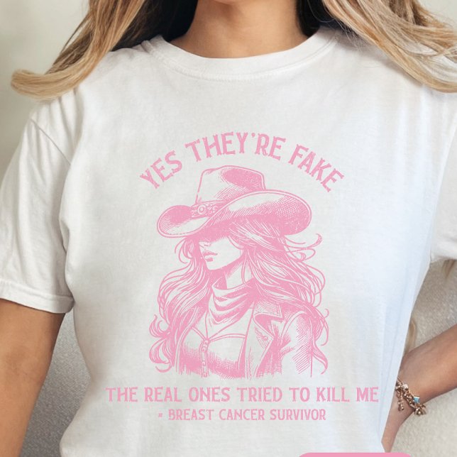 Camiseta Triblenda Cancer Fighter T-shirt, Breast Cancer Survivor  (Subido por el creador)