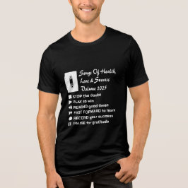 Camiseta Triblenda Canciones De Salud, Amor Y Éxito 2025