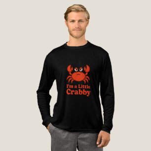 Camiseta Triblenda Cangrejo Rojo Juguetón – Humor “Estoy un Poco Gruñ
