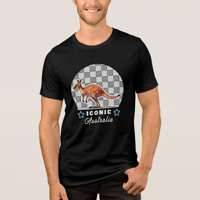 Camiseta Triblenda canguro impresionante (Anverso)