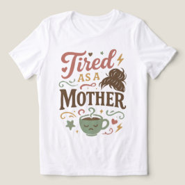 Camiseta Triblenda Cansada como una Madre Regalo del Día de la Madre 