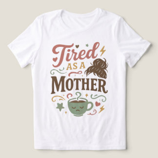 Camiseta Triblenda Cansada como una Madre Regalo del Día de la Madre 