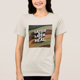 Camiseta Triblenda Capa por capa, sanamos