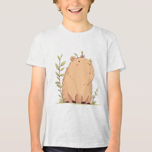 Camiseta Triblenda Capibara Suave Tranquilo (Anverso)
