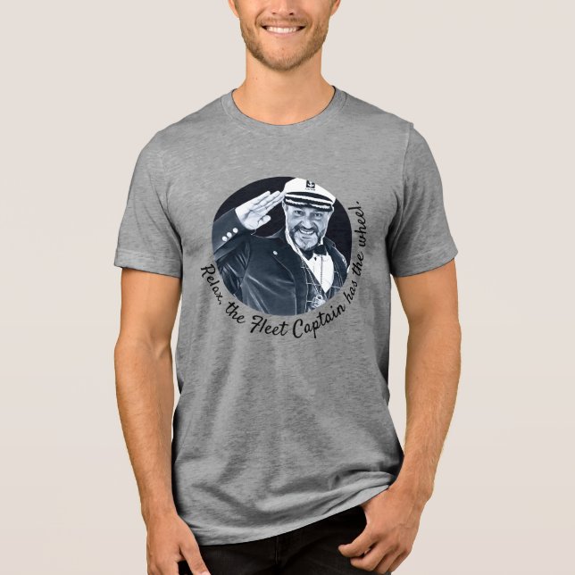 Camiseta Triblenda Capitán de flota T Shirt (Anverso)