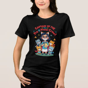 Camiseta Triblenda Capitán de la tripulación de poder pre-K