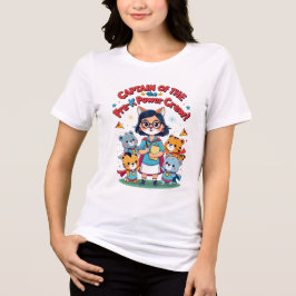 Camiseta Triblenda Capitán de la tripulación de poder pre-K