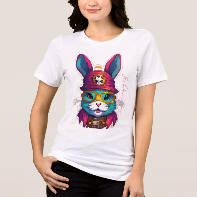 Camiseta Triblenda Capitán de línea Steampunk (Anverso)