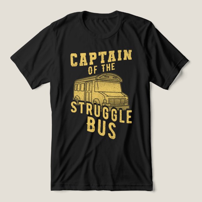 Camiseta Triblenda Capitán Del Autobús De Lucha (Diseño delantero )