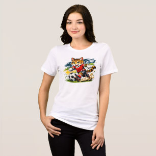 Camiseta Triblenda Capitán Gato: El Sprint de Fútbol