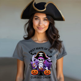 Camiseta Triblenda Capitán pirata de Halloween del equipo maldecido