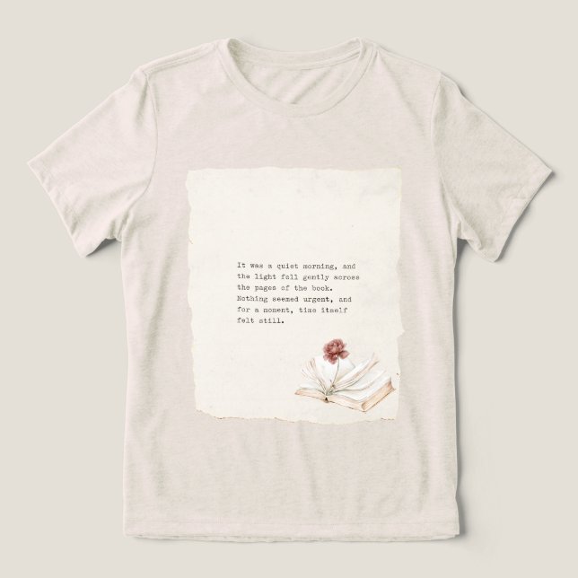 Camiseta Triblenda Capítulo del Libro Rosa Roja (Diseño delantero )