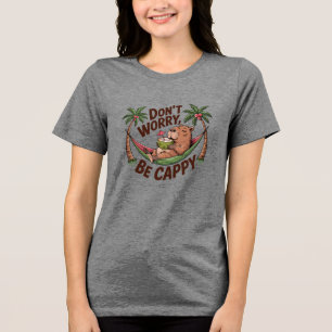 Camiseta Triblenda Capybara Be Happy