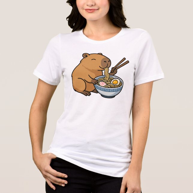 Camiseta Triblenda Capybara T-Shirt Baby Bodysuit (Anverso)