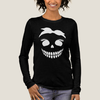 Camiseta Triblenda Cara de Calabaza Momster con Lazo para Halloween