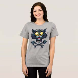 Camiseta Triblenda Cara de gato increíble