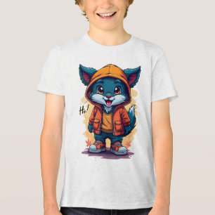 Camiseta Triblenda caracteres icónicos