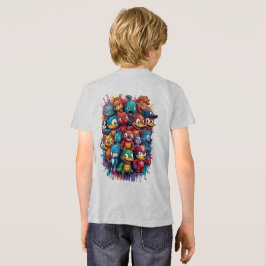 Camiseta Triblenda caracteres icónicos