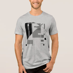 Camiseta Triblenda Carbón gris negro estilo arte suroeste resumen