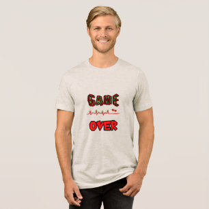 Camiseta Triblenda Cardiogramo con corazones