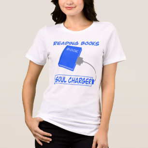 Camiseta Triblenda Cargador de Almas Leyendo Libros – Arte Acogedor p