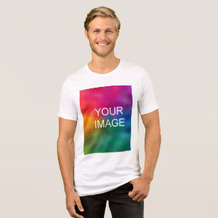 Camiseta Triblenda Cargar plantilla de fotos o logotipos Mens Classic