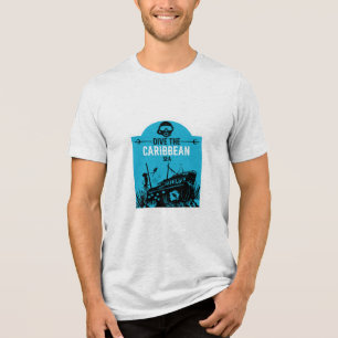 Camiseta Triblenda Caribe del Buceo de naufragios