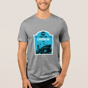 Camiseta Triblenda Caribe del Buceo de naufragios