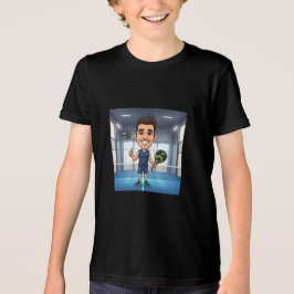 Camiseta Triblenda Caricatura de dibujos animados de jugador de remo 