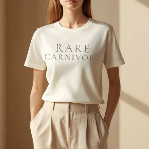Camiseta Triblenda Carnívoro Raro Minimalista