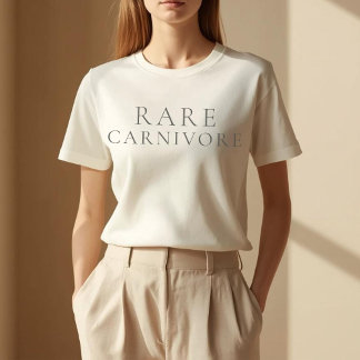 Camiseta Triblenda Carnívoro Raro Minimalista