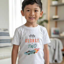 Camiseta Triblenda Carreras de los niños dos primeros cumpleaños