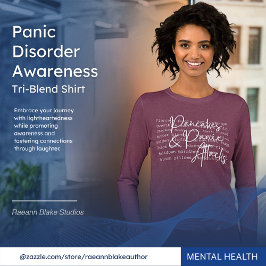 Camiseta Triblenda CARTA BLANCA DE CONCIENCIA SOBRE EL Trastorno Páni