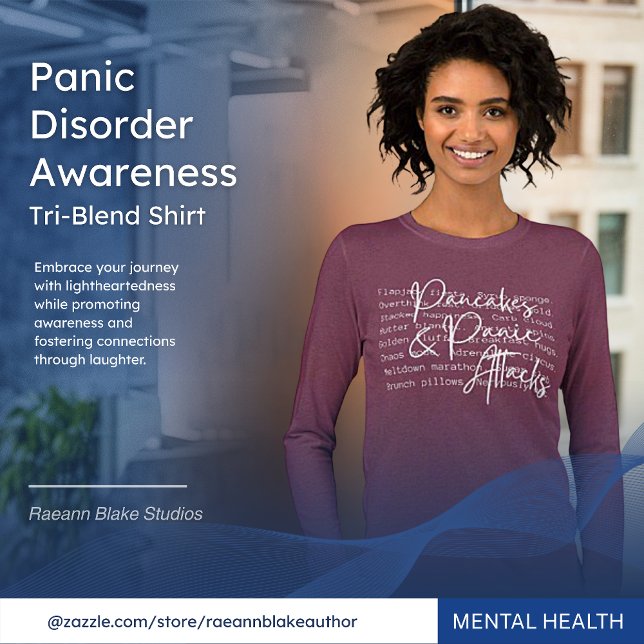 Camiseta Triblenda CARTA BLANCA DE CONCIENCIA SOBRE EL Trastorno Páni (Subido por el creador)