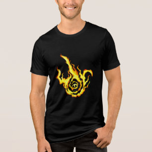 Camiseta Triblenda Cartas de juego clásicas para fans de la flama fra