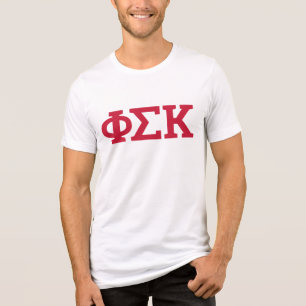 Camiseta Triblenda Cartas de Phi Sigma Kappa