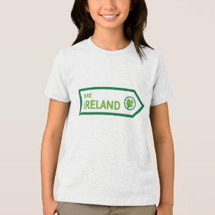 Camiseta Triblenda Cartel de carretera de Irlanda