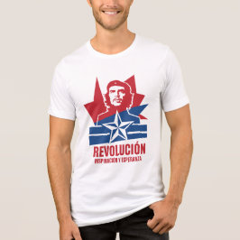 Camiseta Triblenda Cartel Retro Cubano Estilo – Uvas Rojas, Azules y 