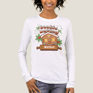 Camiseta Triblenda Casa de pan de jengibre para hornear galletas de N