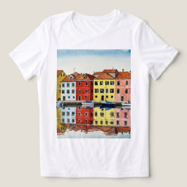 Camiseta Triblenda Casas coloridas