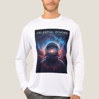 Camiseta Triblenda Casco de astronauta cósmico reflejo de galaxia