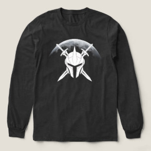 Camiseta Triblenda Casco de Guerrero de Plata – Armadura Minimalista