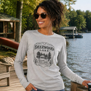 Camiseta Triblenda Caseta de barco vintage Deerwood