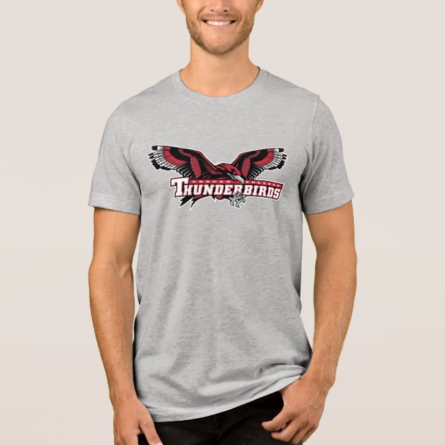 Camiseta Triblenda Casper College Thunderbirds (Anverso)