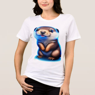 Camiseta Triblenda Casual y Casual para los amantes del Panda