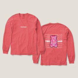 Camiseta Triblenda Casualwear de la manga larga de TeddyBear