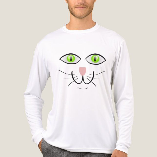 Camiseta Triblenda Cat Funny Face Personalizado-29034 (Anverso )