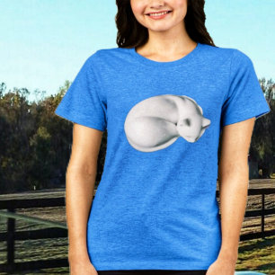 Camiseta Triblenda Cat In Repose-3 T-Shirt